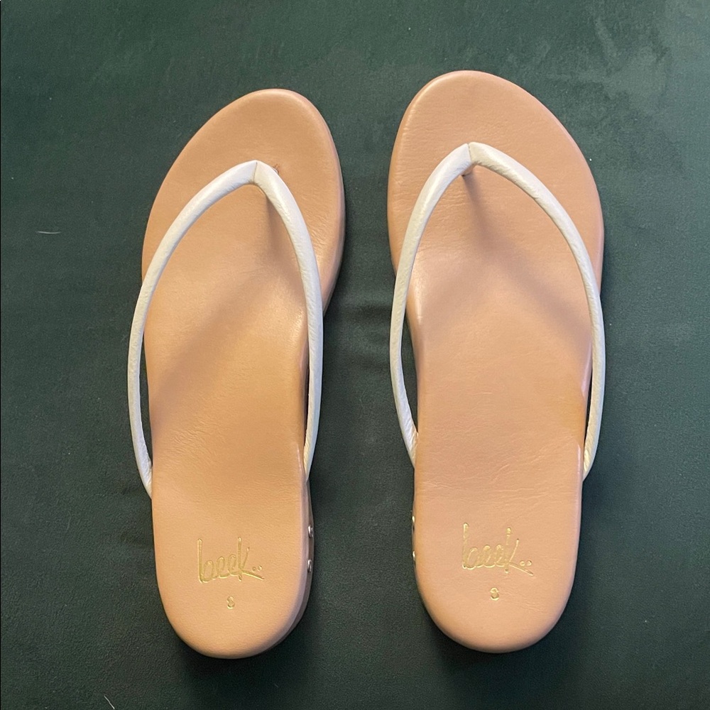 Beek Cream and Tan Sandals - Picture 9 of 11